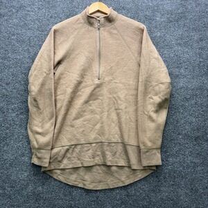 Peckham FREE Midweight Shirt Mens M Tan Long Sleeve Moisture Wicking FR